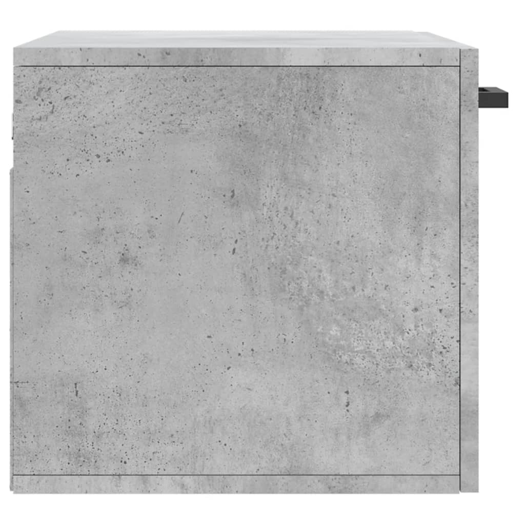Mobile a Parete Grigio Cemento 60x36,5x35 cm Legno Multistrato | homemem39