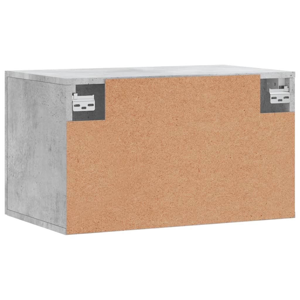 Mobile a Parete Grigio Cemento 60x36,5x35 cm Legno Multistrato | homemem39