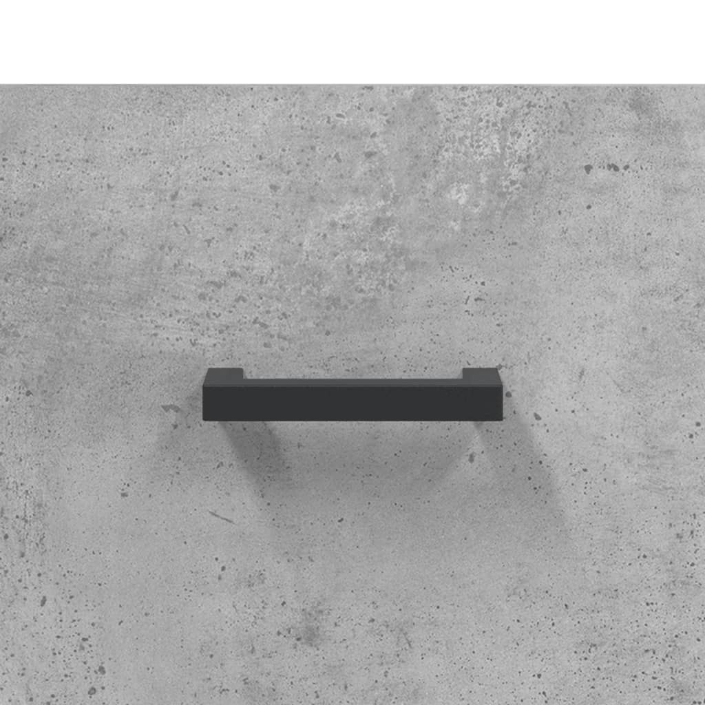 Mobile a Parete Grigio Cemento 60x36,5x35 cm Legno Multistrato | homemem39