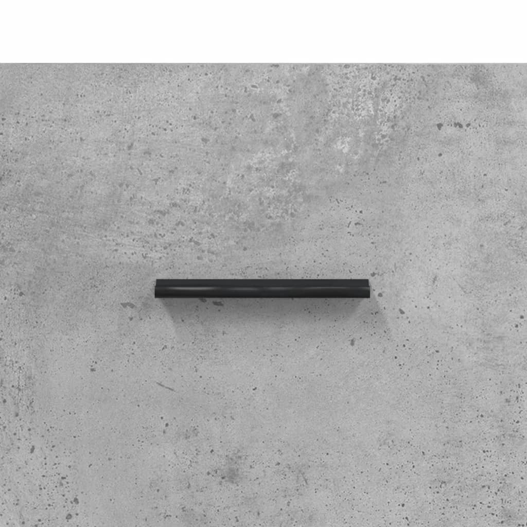 Mobile a Parete Grigio Cemento 60x36,5x35 cm Legno Multistrato | homemem39