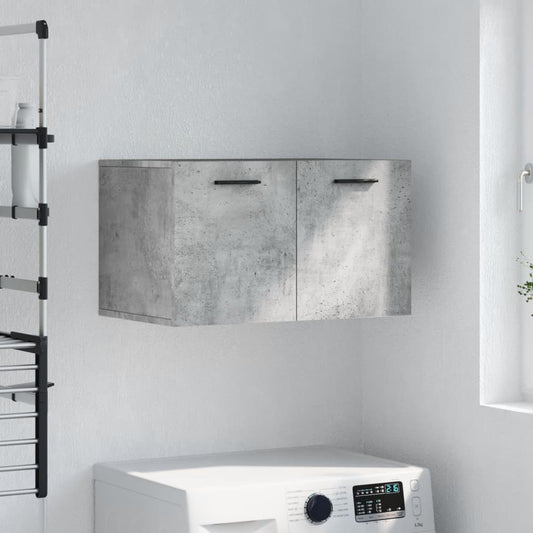 Mobile a Parete Grigio Cemento 60x36,5x35 cm Legno Multistrato | homemem39