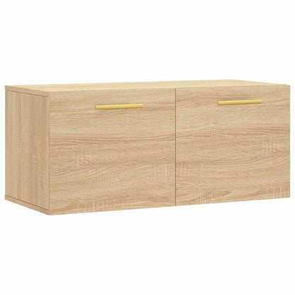 Mobile a Parete Rovere Sonoma 80x36,5x35 cm Legno Multistrato | homemem39