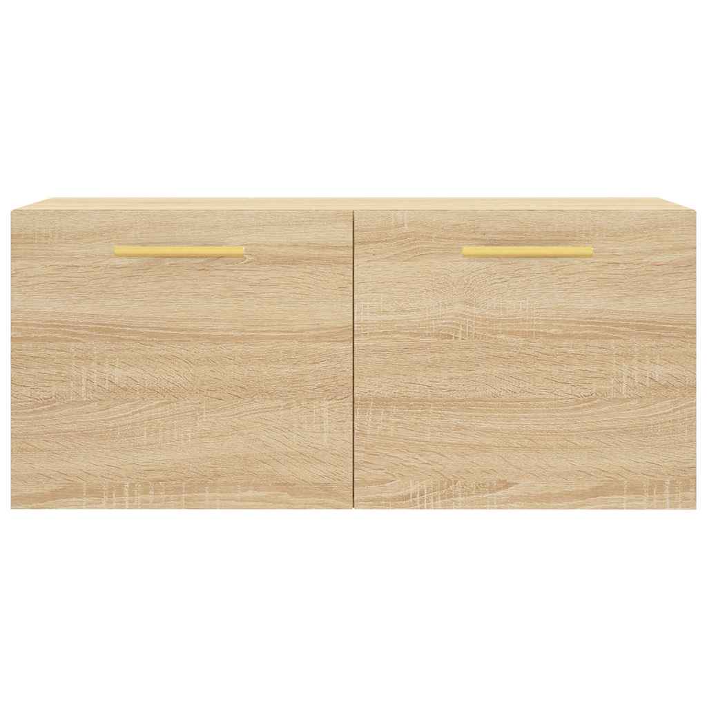 Mobile a Parete Rovere Sonoma 80x36,5x35 cm Legno Multistrato | homemem39