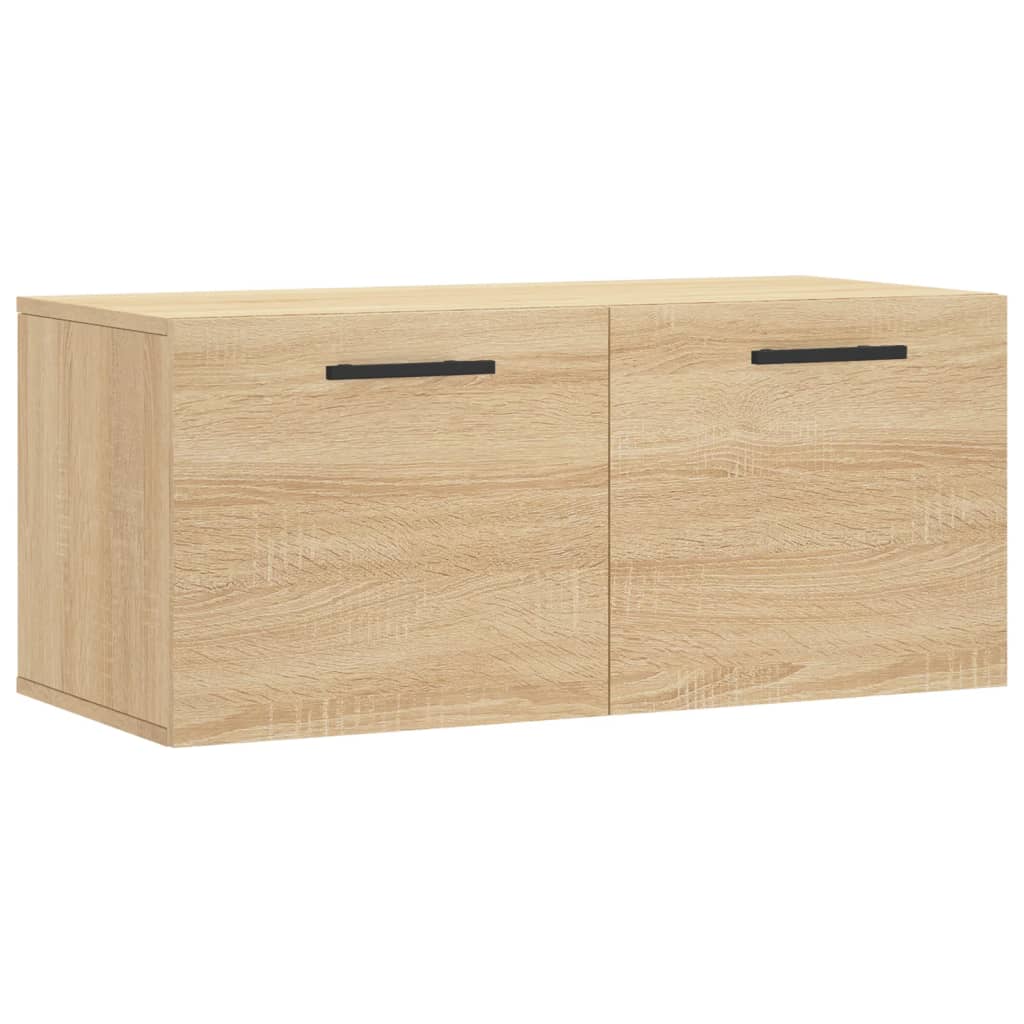 Mobile a Parete Rovere Sonoma 80x36,5x35 cm Legno Multistrato | homemem39