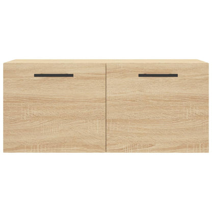Mobile a Parete Rovere Sonoma 80x36,5x35 cm Legno Multistrato | homemem39
