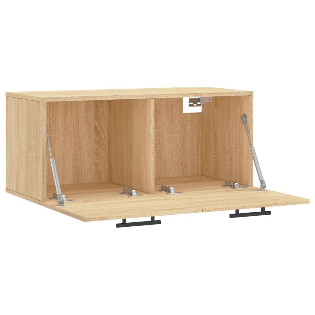 Mobile a Parete Rovere Sonoma 80x36,5x35 cm Legno Multistrato | homemem39