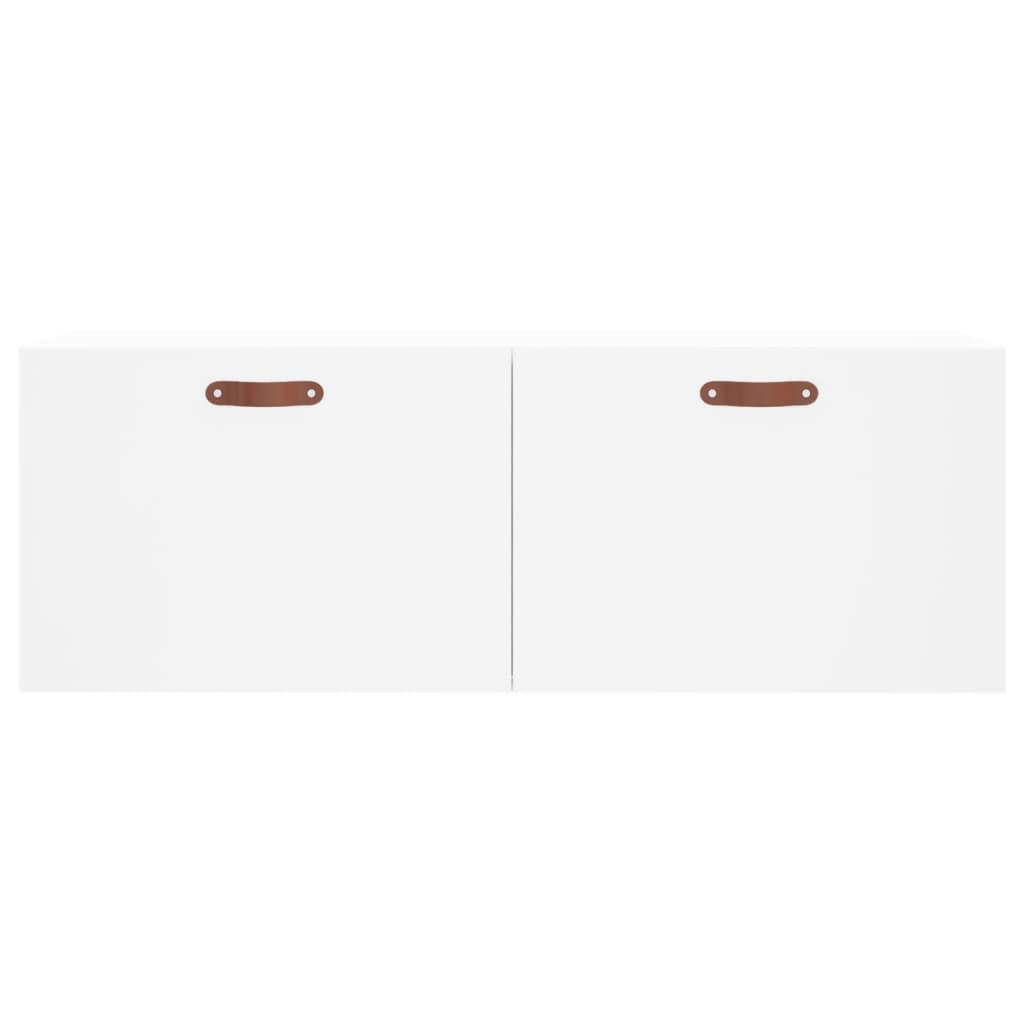 Mobile a Parete Bianco 100x36,5x35 cm in Legno Multistrato | homemem39