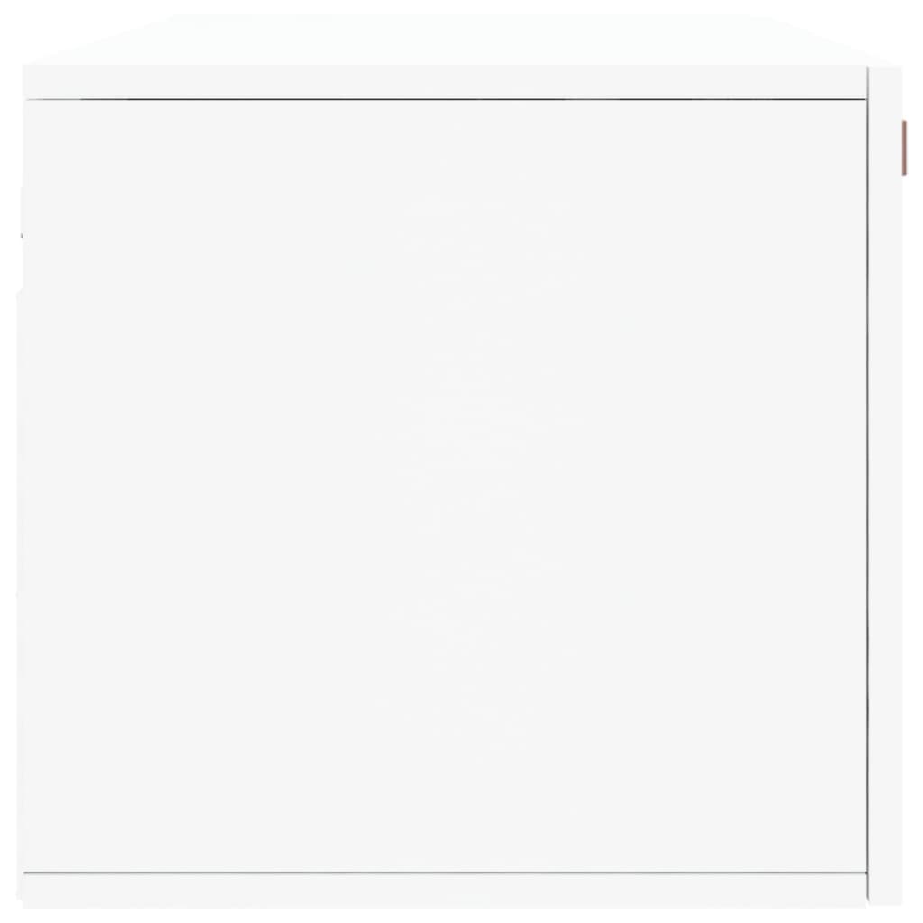 Mobile a Parete Bianco 100x36,5x35 cm in Legno Multistrato | homemem39