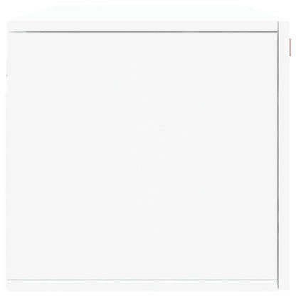 Mobile a Parete Bianco 100x36,5x35 cm in Legno Multistrato | homemem39