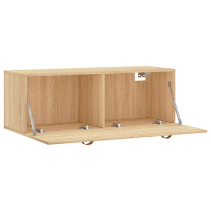 Mobile a Parete Rovere Sonoma 100x36,5x35 cm Legno Multistrato | homemem39