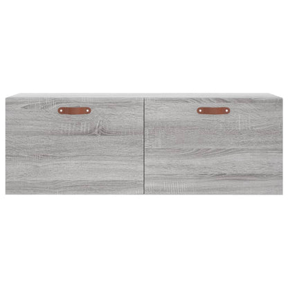 Mobile a Parete Grigio Sonoma 100x36,5x35 cm Legno Multistrato | homemem39