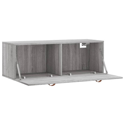 Mobile a Parete Grigio Sonoma 100x36,5x35 cm Legno Multistrato | homemem39
