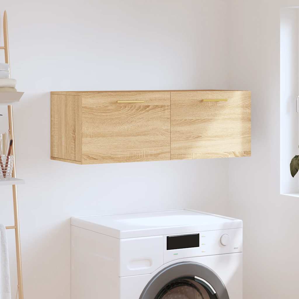 Mobile a Parete Rovere Sonoma 100x36,5x35 cm Legno Multistrato | homemem39