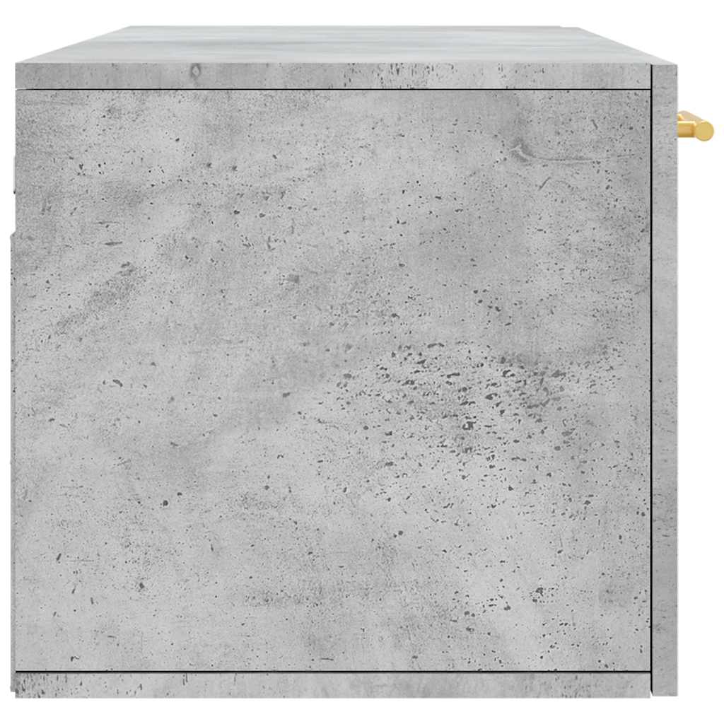 Mobile a Parete Grigio Cemento 100x36,5x35 cm Legno Multistrato | homemem39