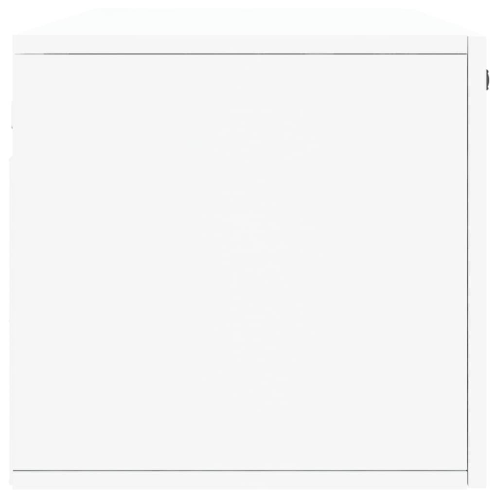 Mobile a Parete Bianco 100x36,5x35 cm in Legno Multistrato | homemem39