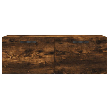 Mobile a Parete Rovere Fumo 100x36,5x35 cm in Legno Multistrato | homemem39