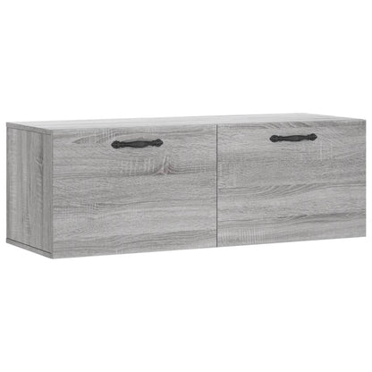 Mobile a Parete Grigio Sonoma 100x36,5x35 cm Legno Multistrato | homemem39