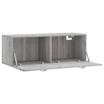 Mobile a Parete Grigio Sonoma 100x36,5x35 cm Legno Multistrato | homemem39