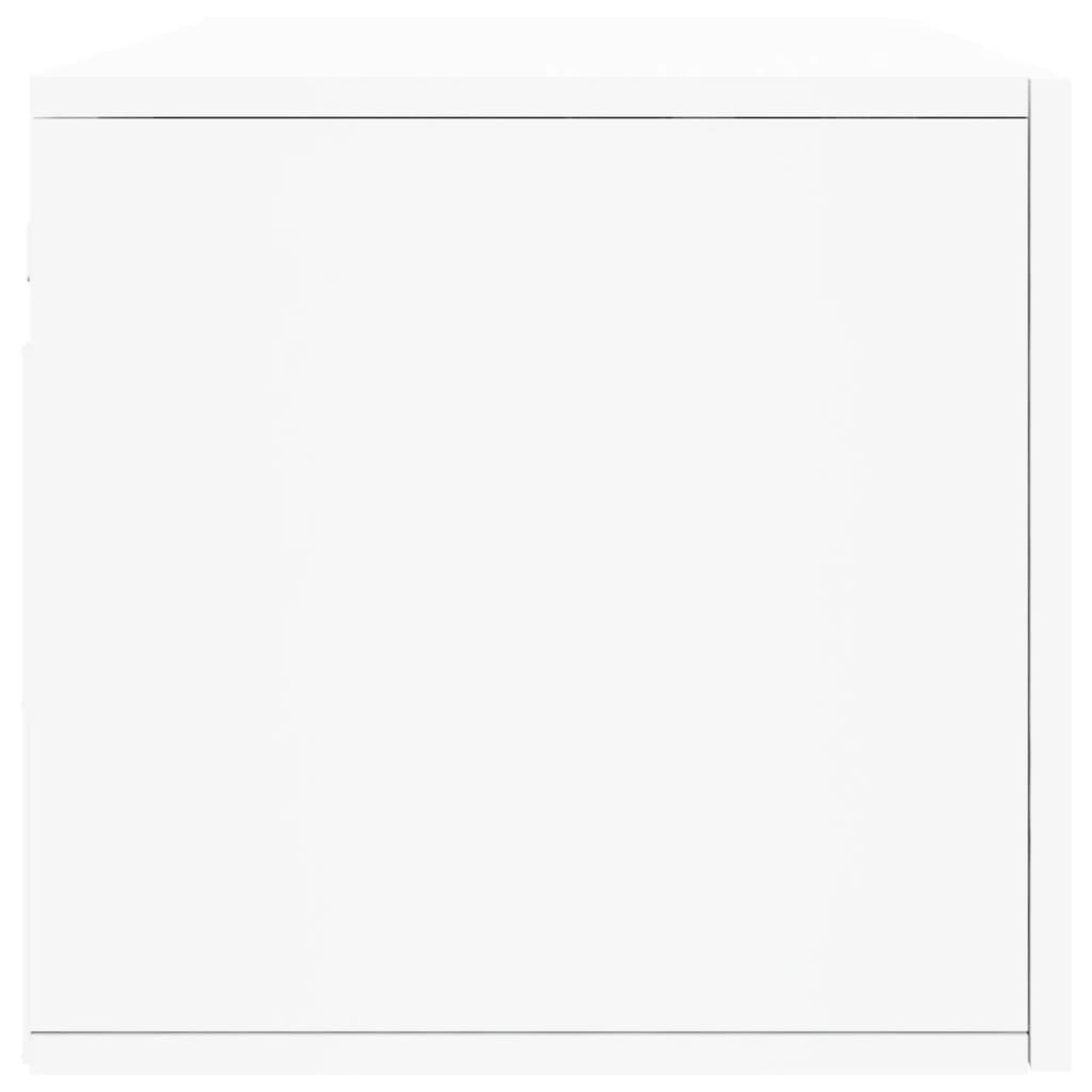 Mobile a Parete Bianco 100x36,5x35 cm in Legno Multistrato | homemem39