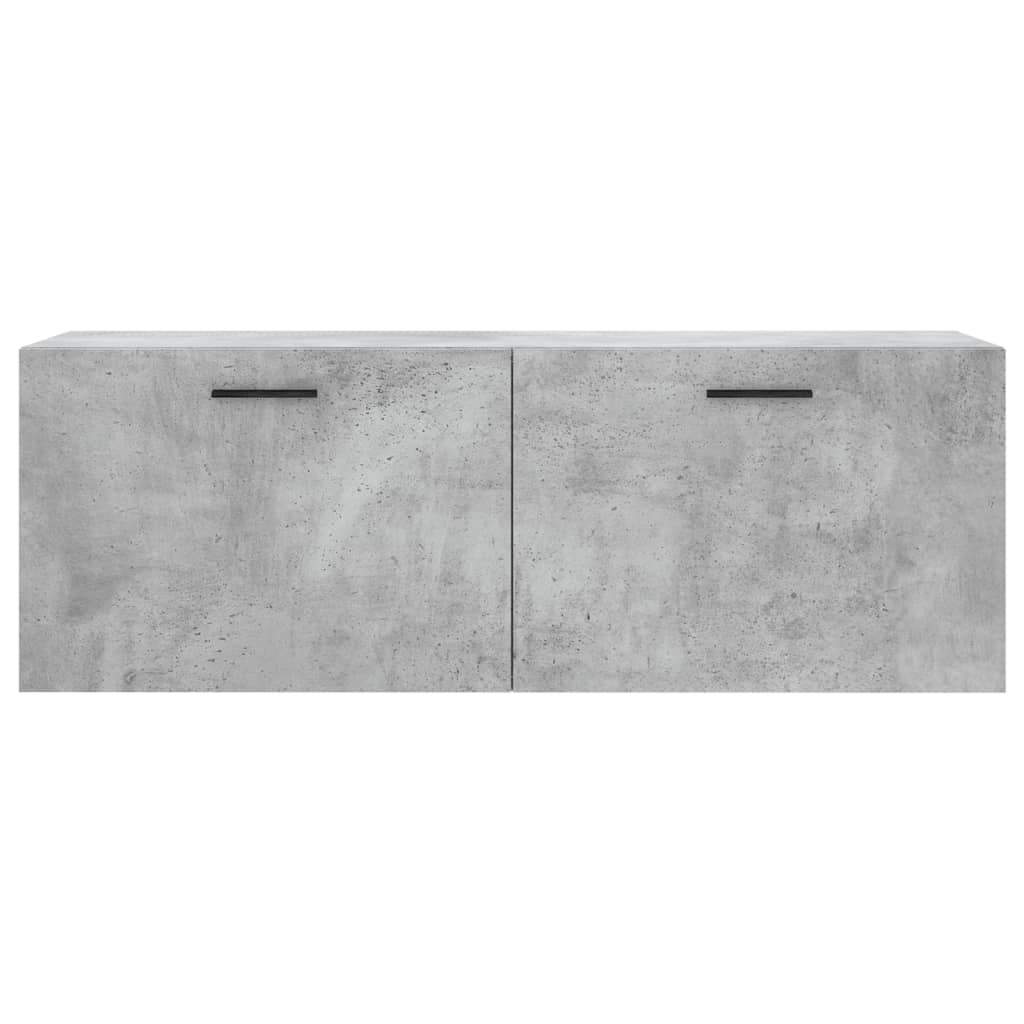 Mobile a Parete Grigio Cemento 100x36,5x35 cm Legno Multistrato | homemem39