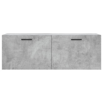 Mobile a Parete Grigio Cemento 100x36,5x35 cm Legno Multistrato | homemem39