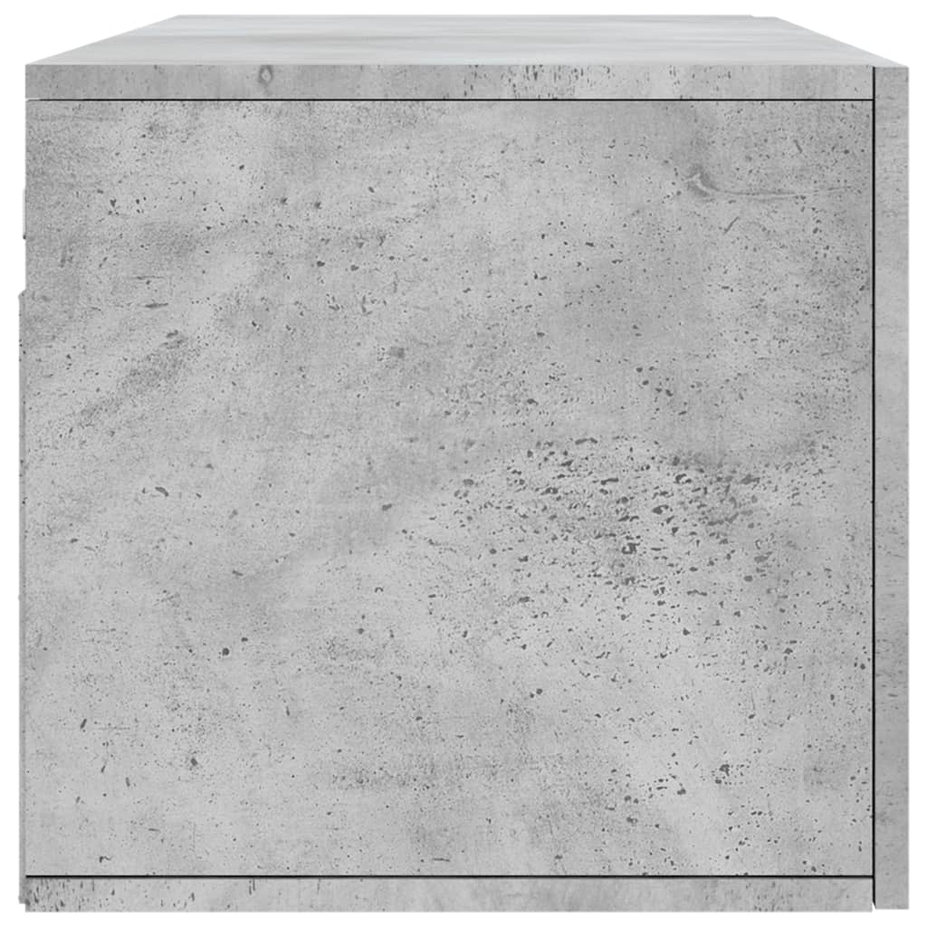 Mobile a Parete Grigio Cemento 100x36,5x35 cm Legno Multistrato | homemem39