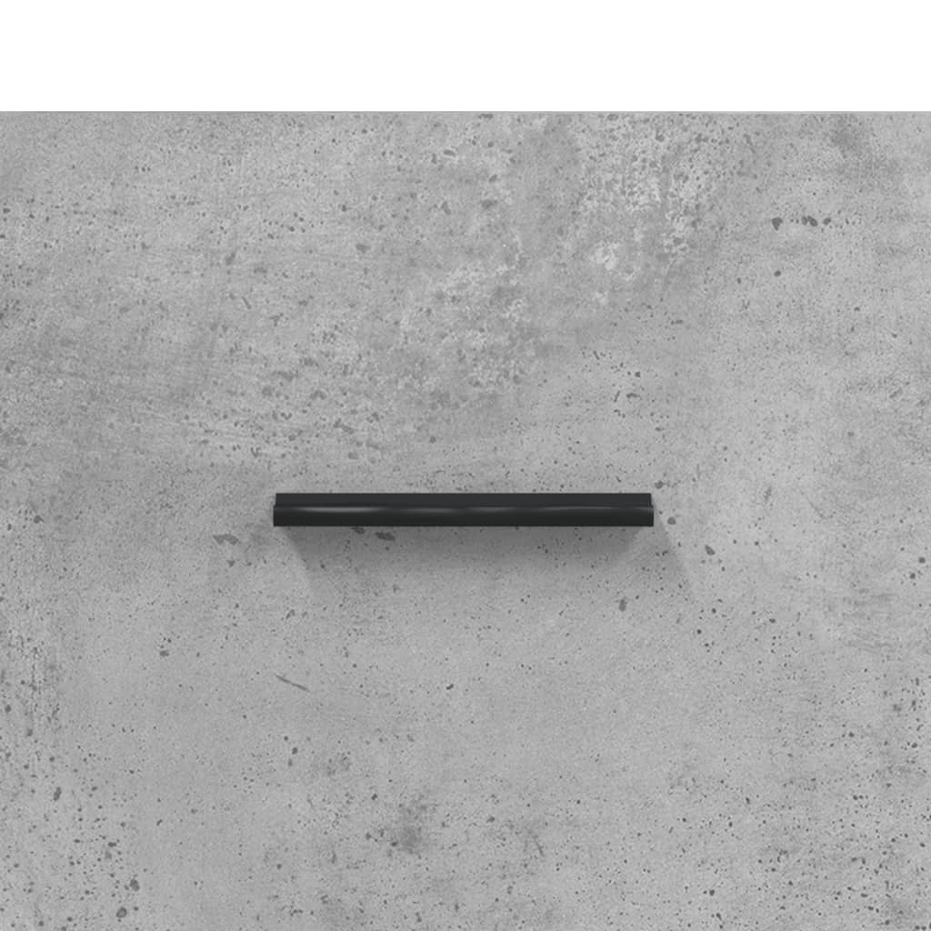 Mobile a Parete Grigio Cemento 100x36,5x35 cm Legno Multistrato | homemem39