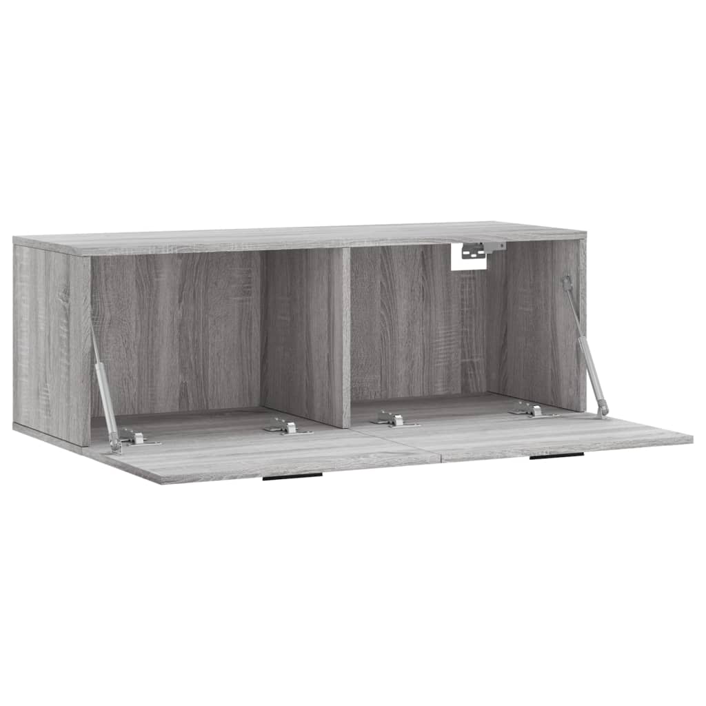 Mobile a Parete Grigio Sonoma 100x36,5x35 cm Legno Multistrato | homemem39