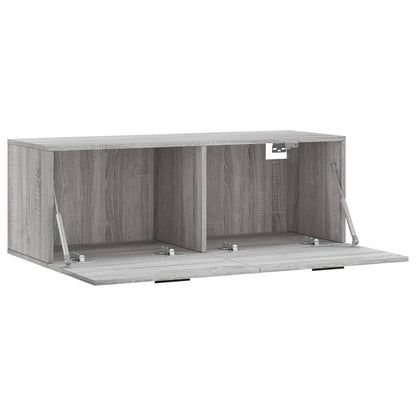 Mobile a Parete Grigio Sonoma 100x36,5x35 cm Legno Multistrato | homemem39