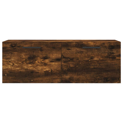 Mobile a Parete Rovere Fumo 100x36,5x35 cm in Legno Multistrato | homemem39