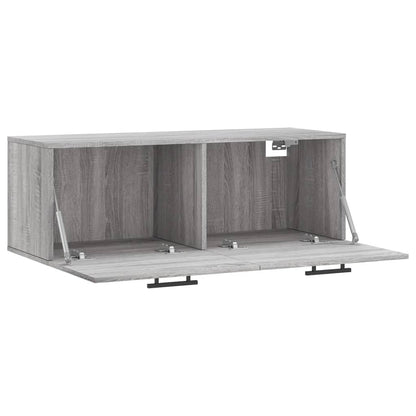 Mobile a Parete Grigio Sonoma 100x36,5x35 cm Legno Multistrato | homemem39
