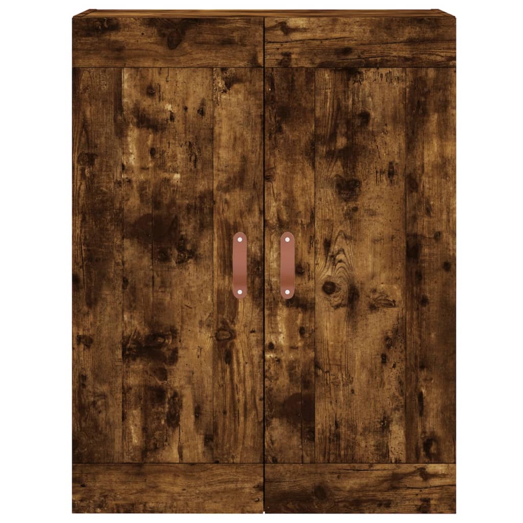 Mobile a Parete Rovere Fumo 69,5x34x90 cm in Legno Multistrato - homemem39