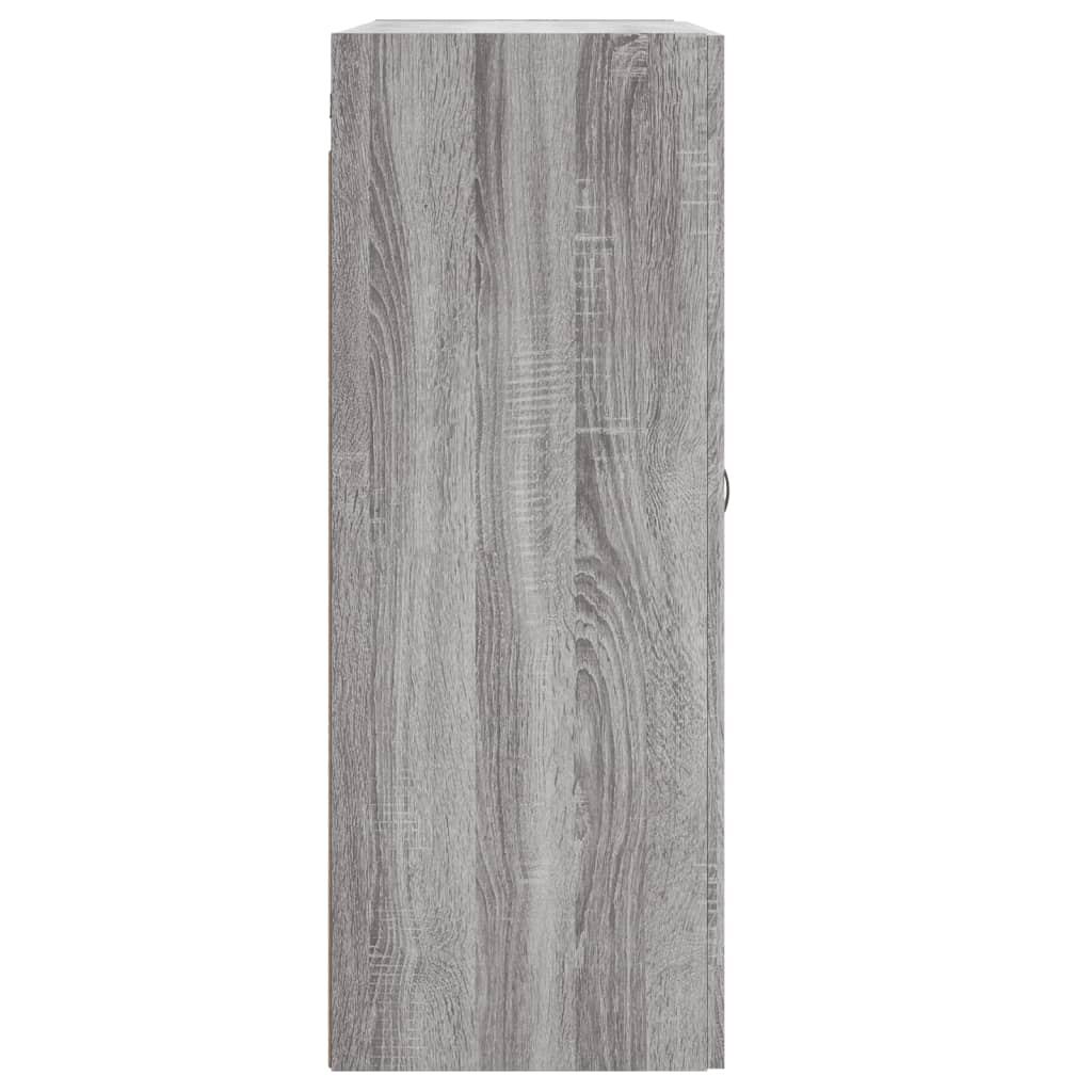 Mobile a Parete Grigio Sonoma 69,5x34x90 cm Legno Multistrato - homemem39