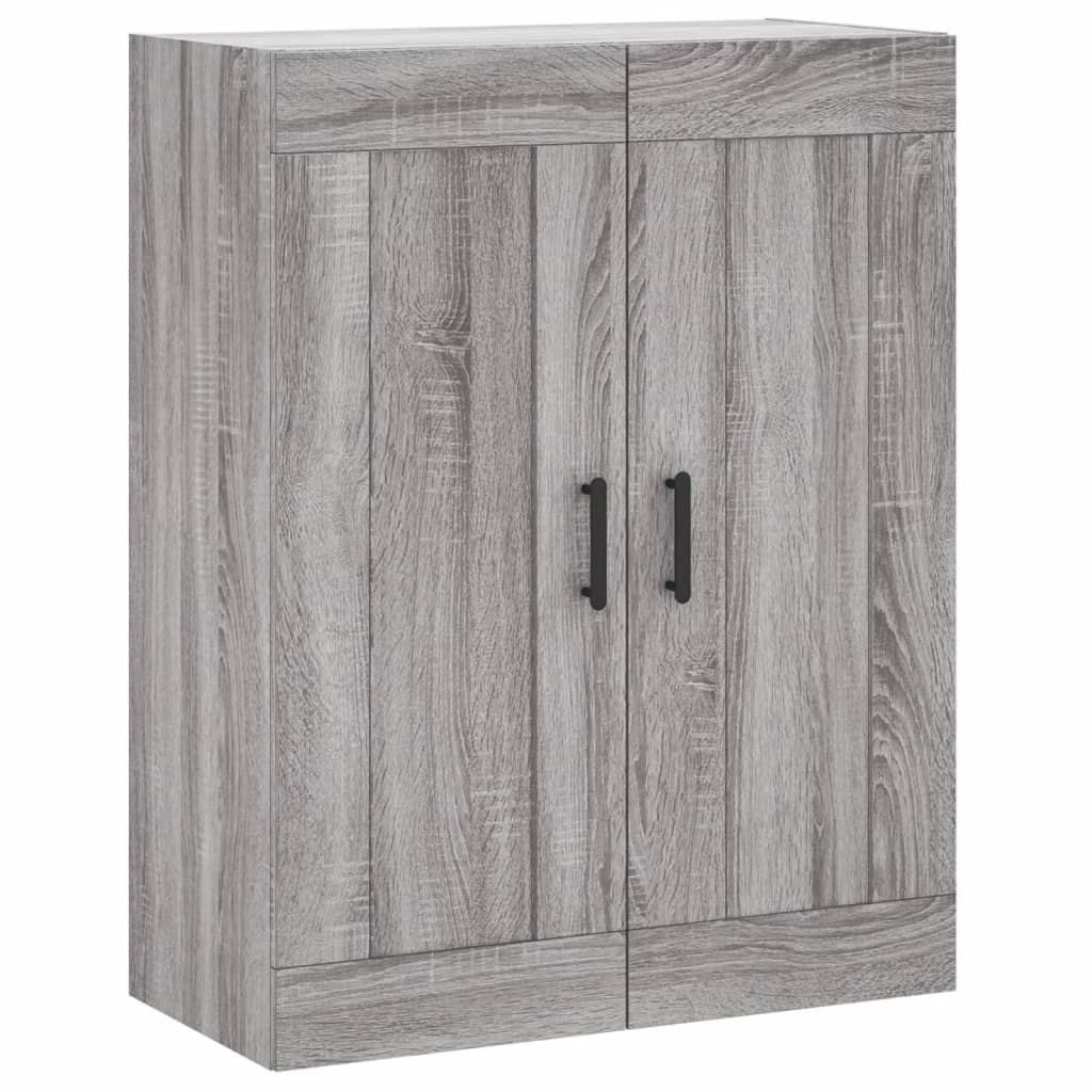 Mobile a Parete Grigio Sonoma 69,5x34x90 cm Legno Multistrato - homemem39