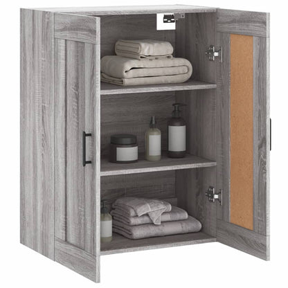 Mobile a Parete Grigio Sonoma 69,5x34x90 cm Legno Multistrato | homemem39