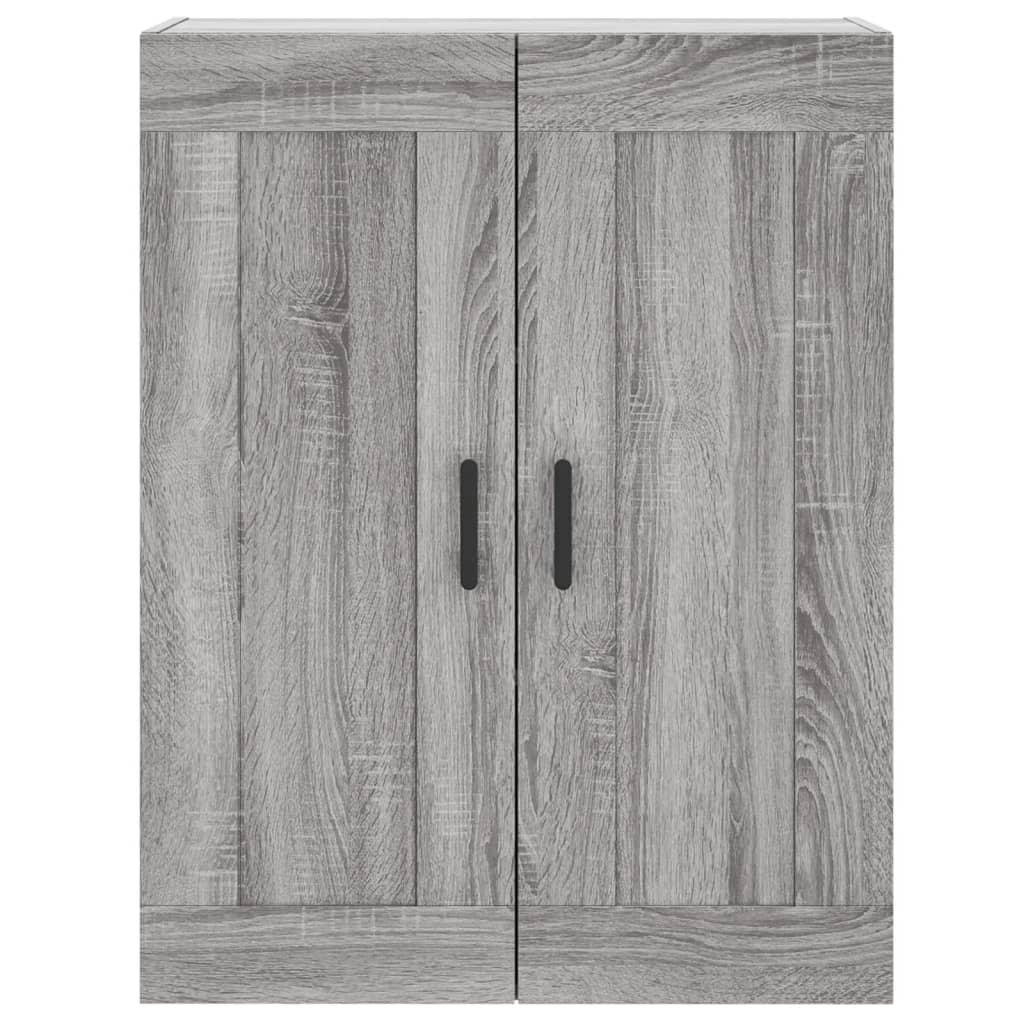 Mobile a Parete Grigio Sonoma 69,5x34x90 cm Legno Multistrato - homemem39
