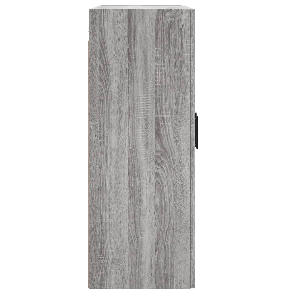 Mobile a Parete Grigio Sonoma 69,5x34x90 cm Legno Multistrato - homemem39