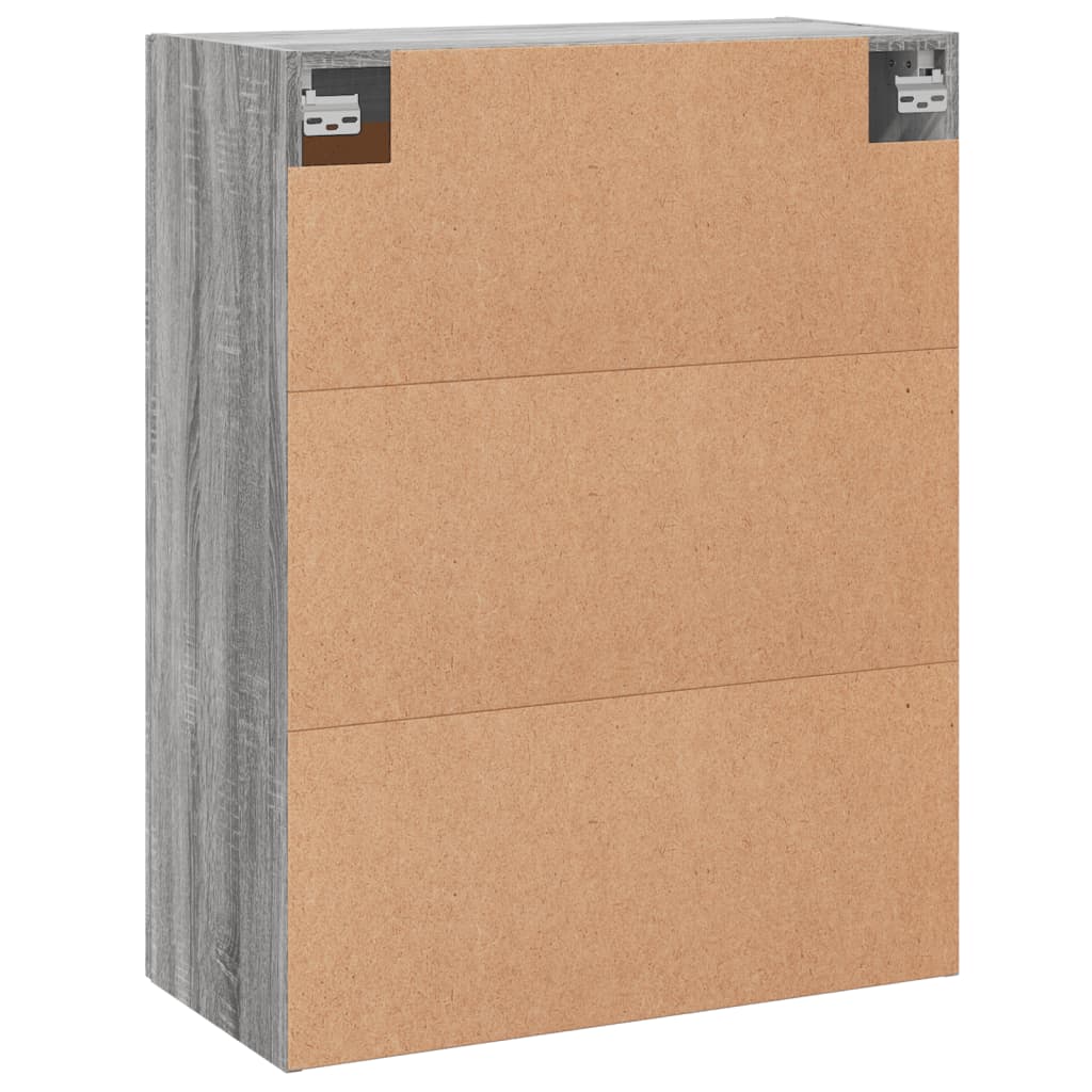 Mobile a Parete Grigio Sonoma 69,5x34x90 cm Legno Multistrato | homemem39