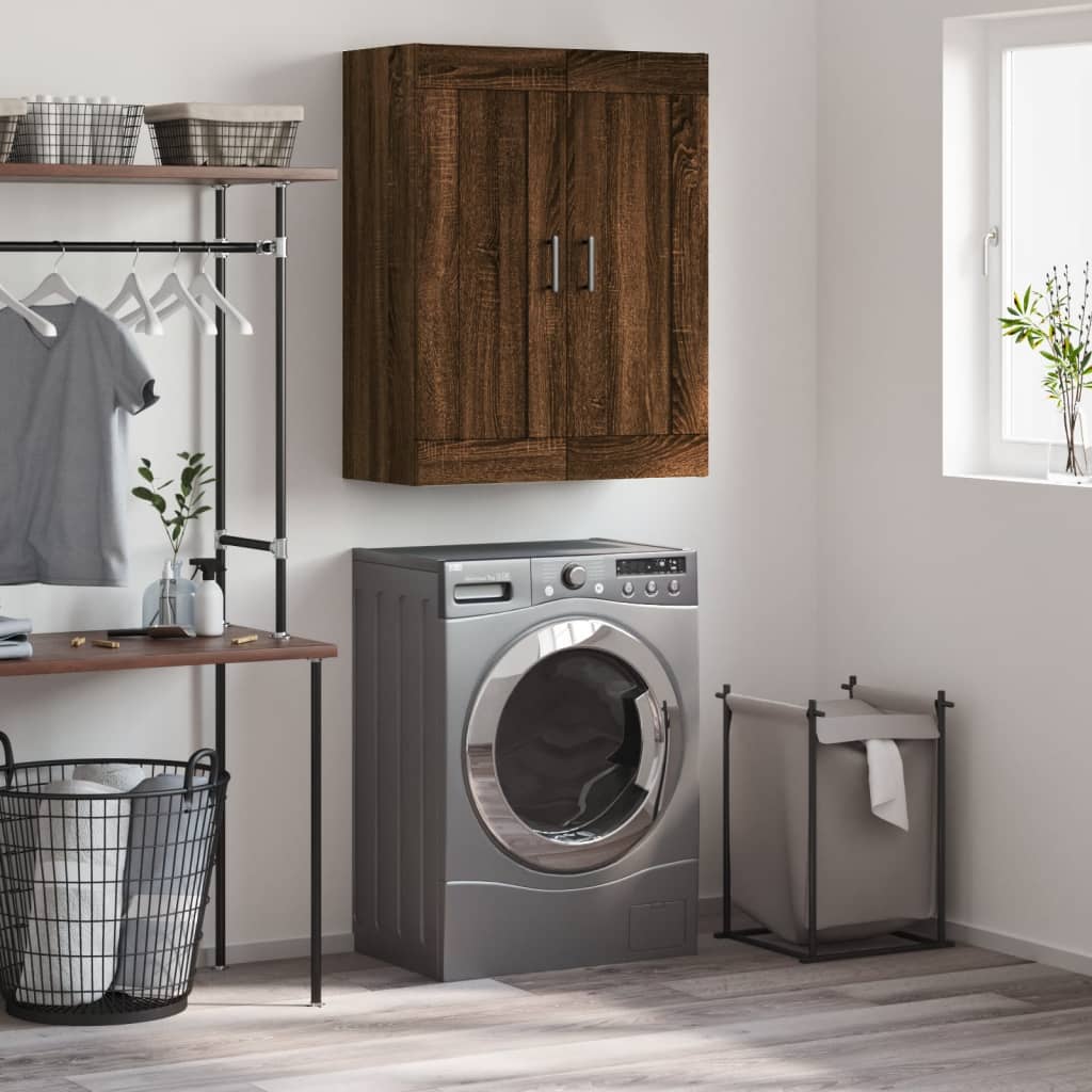 Mobile a Parete Rovere Marrone 69,5x34x90 cm Legno Multistrato - homemem39