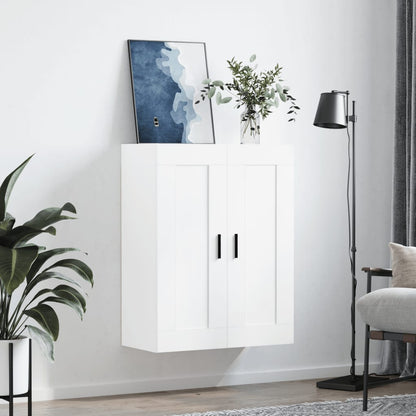 Mobile a Parete Bianco 69,5x34,90 cm in Legno Multistrato - homemem39