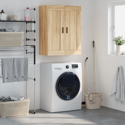 Mobile a Parete Rovere Sonoma 69,5x34x90 cm Legno Multistrato - homemem39