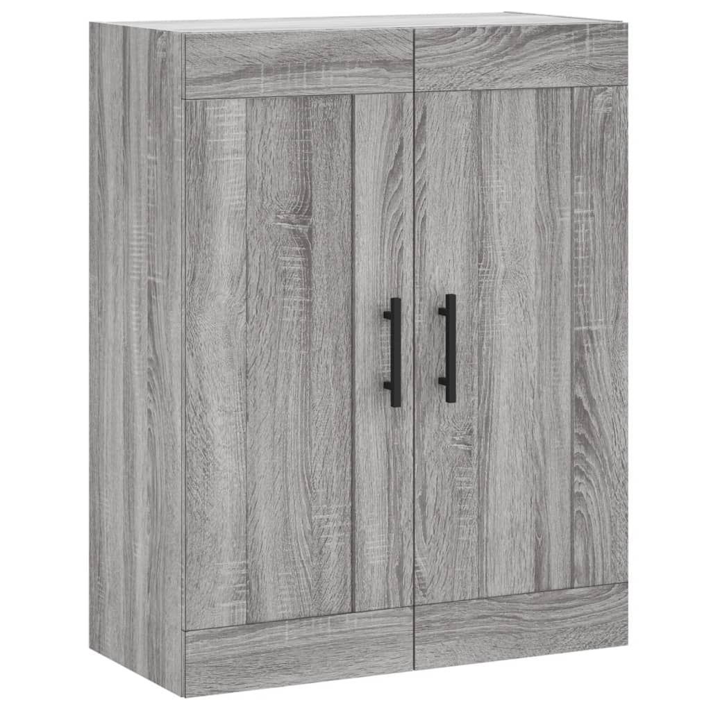 Mobile a Parete Grigio Sonoma 69,5x34x90 cm Legno Multistrato - homemem39