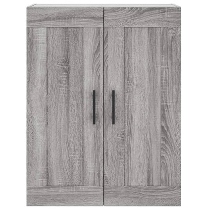 Mobile a Parete Grigio Sonoma 69,5x34x90 cm Legno Multistrato - homemem39