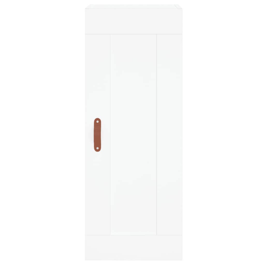 Mobile a Parete Bianco 34,5x34x90 cm in Legno Multistrato