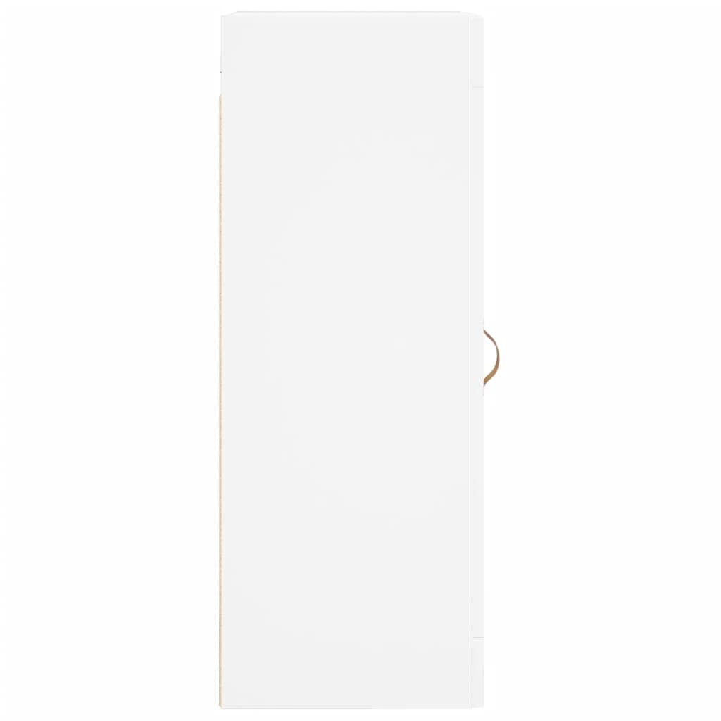 Mobile a Parete Bianco 34,5x34x90 cm in Legno Multistrato - homemem39