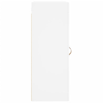 Mobile a Parete Bianco 34,5x34x90 cm in Legno Multistrato - homemem39