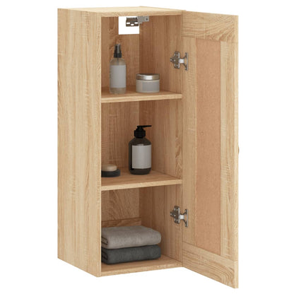 Mobile a Parete Rovere Sonoma 34,5x34x90 cm Legno Multistrato - homemem39