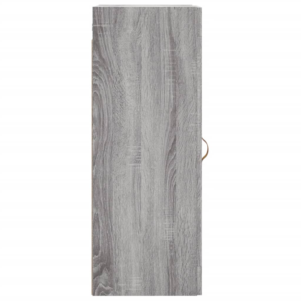 Mobile a Parete Grigio Sonoma 34,5x34x90 cm Legno Multistrato - homemem39