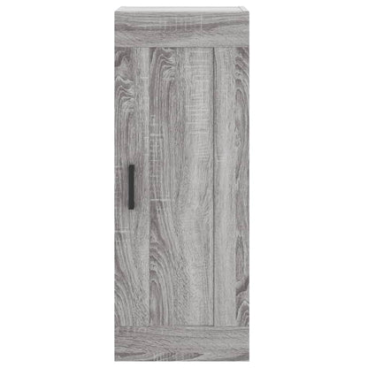 Mobile a Parete Grigio Sonoma 34,5x34x90 cm Legno Multistrato - homemem39