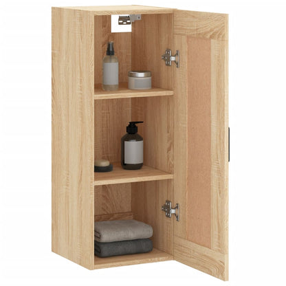 Mobile a Parete Rovere Sonoma 34,5x34x90 cm Legno Multistrato - homemem39